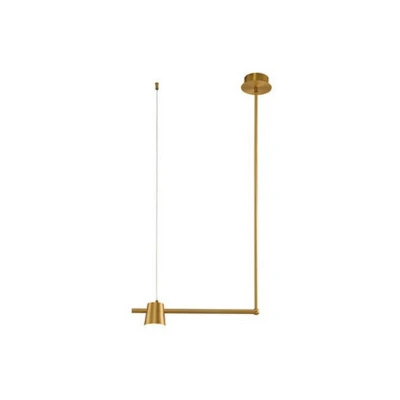 Image of Kalyvia Ceiling Pendant Light 7W LED 3000K Metal Brass Color