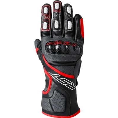 Image of RST Fulcrum CE Perforated Leather Sports Motorcycle Gloves (Grey, Red, Black, L)