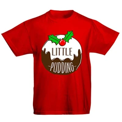 Image of Flip Little Pudding Youth Kids Childrens T Shirt Red 5 6 Years (S)