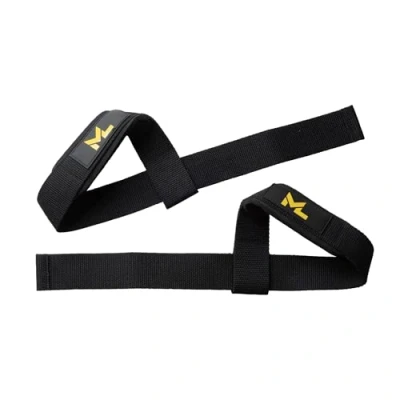 Image of Muscle Locker Gym Lifting Straps Heavy Duty Cotton Wrist for Deadlifts, Weightlifting, and Workouts