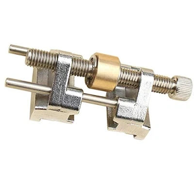 Image of Stainless Steel Honing Guide Angle Sharpener Jig Metal for Wood Chisel Fixed Knife (Brass Roller)