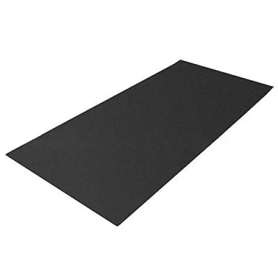 Image of Fitness Rubber Impact Mat For Treadmills And Other Gym Equipment, Bicycle Trainer Floor Carpet Protection Workout Indoor Cycle Stationary Bike Thick Mats Exercise Equipment Treadmill