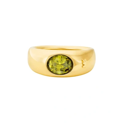 Image of Michael Kors Premium Ring, Women&#039;s, Size: J, Gold tone
