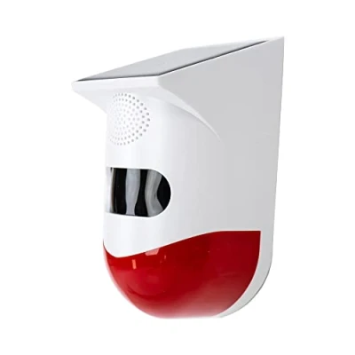 Image of PNI SafeHouse HS008 wireless outdoor siren with motion and solar charge sensor