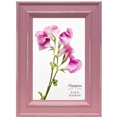 Image of inspire By Hampton PALOMA 4x6 (10x15cm) Pink Picture Photo Frame Glass IBH PAL301946P