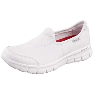 Image of Skechers Women&#039;s Sure Track Health Care Professional Shoe, White, 5.5 UK Medium