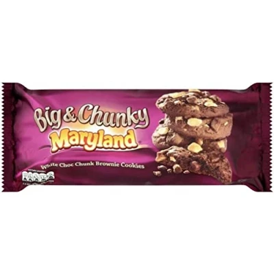 Image of Maryland Big and Chunky White Chocolate Chip, Pack of 8 x 180g