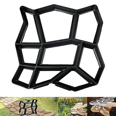 Image of Garden Floor Path Maker Mould DIY Concrete Cement Stone Form Template