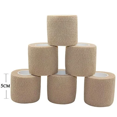 Image of NT First Step Cohesive Bandage 5cm x 4.5m (Skin, Box of 12)