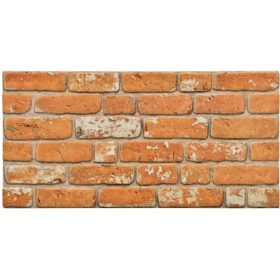 Image of vidaXL 3D Wall Panels with Light Brown Brick Design 10 pcs EPS