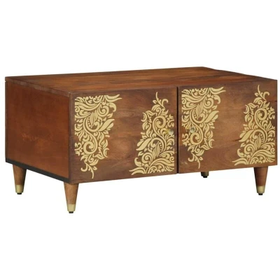 Image of vidaXL Coffee Table 80x50x40 cm Solid Wood Mango