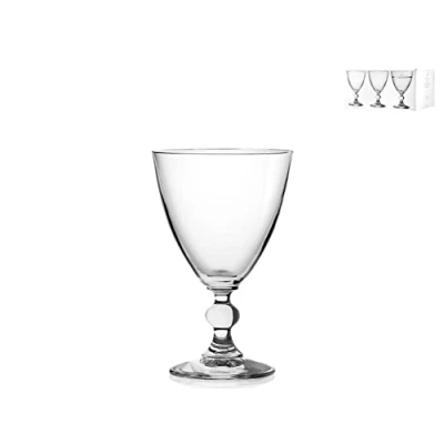 Image of H&amp;H Splendor Wine Goblets Set, Glass, Transparent, 17 cl, 6 Pcs