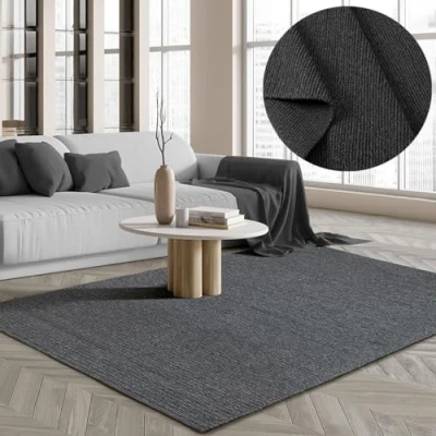 Image of the carpet Premium Wool Handwoven Carpet, Natural Fiber Rug, Elegance in Scandinavian Flat Weave Style, Beige, 120 x 170 cm