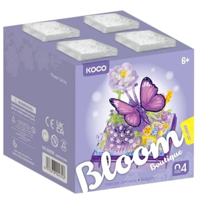 Image of Addcore Bloom Flower Garden Building Set (Butterfly 471 pcs)