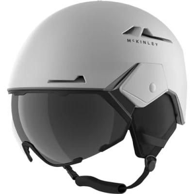 Image of McKINLEY Mirror Helmet White/Grey S