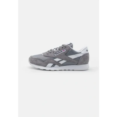 Image of Reebok Classic Unisex Trainers, Size: 5, Pure grey/footwear white Leather and textile