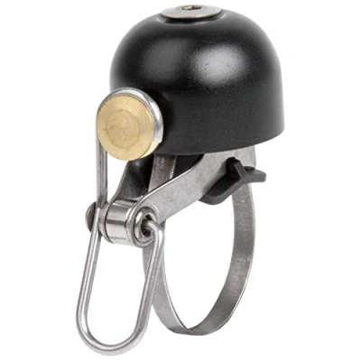 Image of M Wave Bella C Yell Unisex Adult Mini Bell Copper Diameter 30 mm (1 Piece), Black,