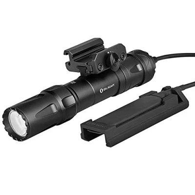 Image of OLIGHT Odin Tactical Flashlight 2000 Lumens Rechargeable Picatinny Rail Mounted with Remote Pressure Switch, 300 Meters Beam Distance, Powered by Battery