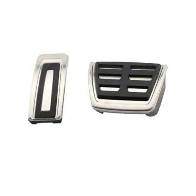 Image of Car Pedals Pads Cover Brake Clutch Pedal Pad For VW Golf 7 8 Mk7 MK8 GTI T cross R&amp;OC Jetta 2012 2022(AT)