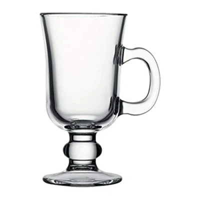 Image of Pasabahce, Irish Coffee Glasses Set of 2 in a Box, Approx. 230 cc Capacity, Handled Cup, Elegant and