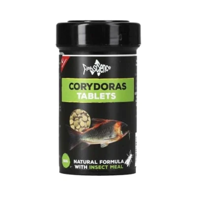 Image of FishScience Corydoras Tablets 50g (100ml) Complete Fish Food Cory Bottom Feeder Aquarium Tropical