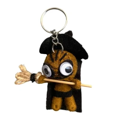 Image of Voodoo String Doll Keychain, Design T37