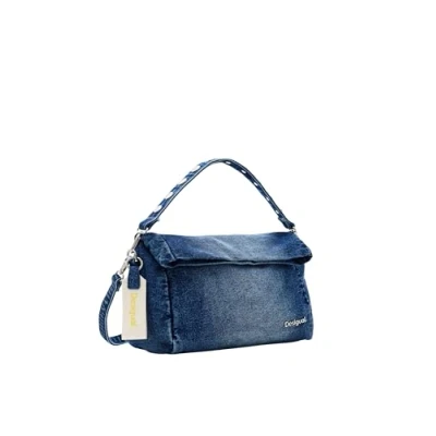 Image of Desigual Women Priori Love Accessories Denim Hand Bag, Blue, One Size