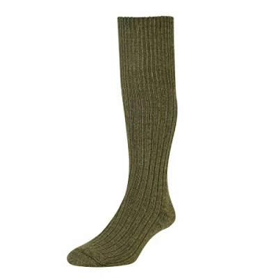 Image of HJ Hall COMMANDO Socks HJ3000 11 13 Olive 6 pairs