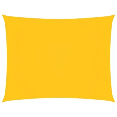 Image of vidaXL Sunshade Sail Oxford Fabric Rectangular 4x6 m Yellow