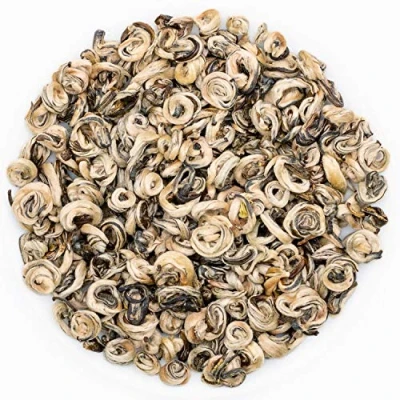 Image of oriarmcha 500g / 17.64oz Snail Green Tea with Jasmine Chinese Fujian Yu Luo Loose Leaf Naturally High Mountain Grown Pleasant Aroma
