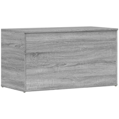 Image of vidaXL Storage Chest Grey Sonoma 84x42x46 cm Engineered Wood