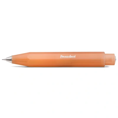 Image of Kaweco FROSTED SPORT Mechanical Pencil Soft Mandarine 0.7mm HB I Exclusive with 0.7 mm Lead Refill 10.5 cm