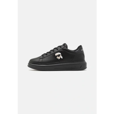 Image of KARL Lagerfeld Kapri MENS Trainers, Men&#039;s, Size: 9, Black Leather
