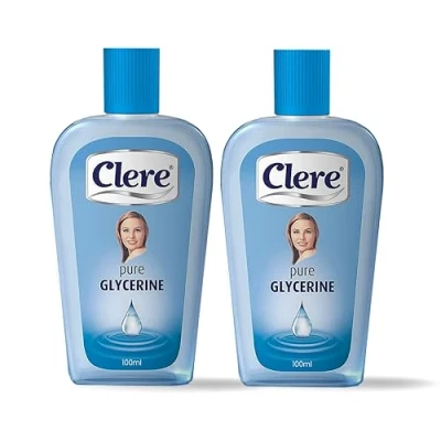 Image of Clere BP Pure Glycerine For Versatile Skin Care, Softening and Moisturizing 100 ml (Pack 2)