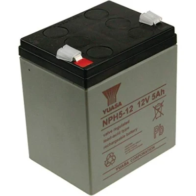 Image of Yuasa NPH5 12 Valve regulated lead acid (12 warranty)