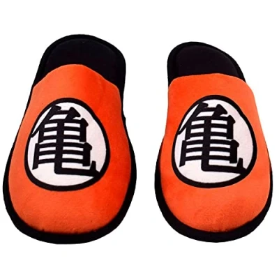 Image of CYPBRANDS Zp 1138 db Dragon Ball Open House Slippers, Goku Design, Soft, Size 38/39, Yellow and Black, Official Product (CyP Brands), Medium