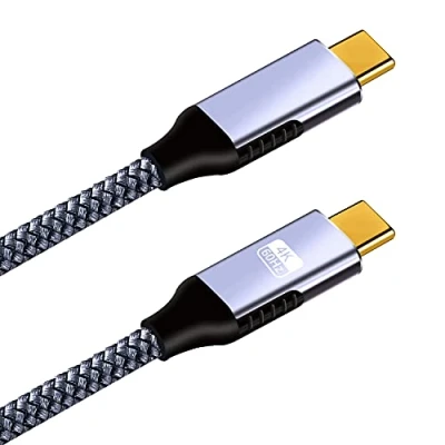 Image of USB C to Type Cable, 1 Pack 3.1 Gen 2 Fast Charge 100W 20V/5A Power Delivery, 10Gbps Data Transfer, 4K@60Hz Video Output, Compatible for Device 1.8M