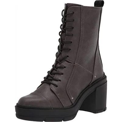 Image of Rocket Dog Kenley Lace Up Combat Boots 6 UK Grey
