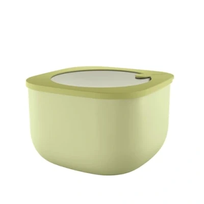 Image of Guzzini Kitchen Active Design, STORE&amp;MORE BIO, Deep Airtight Fridge/Freezer/Microwave Containers (L) Avocado Green, 19,5 x h12,3 cm 2800 cc 170724253