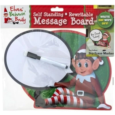 Image of SKYTE® Elf Message Board One Size, Badly Rewritable for Crafting Naughty Messages