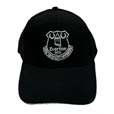 Image of Everton Official Core Black Adult Baseball Cap EFC Gift
