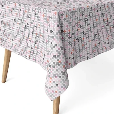 Image of Martina Home Maui Lilac Resin Tablecloth 100 x 140 cm