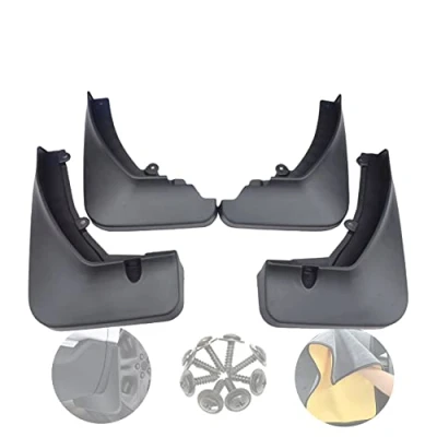 Image of Car Mud Flaps Mudguards Compatible With Peugeot 5008 2017 2021 Front Rear Wheel Mudflaps Full Protection Rubber Durable Splash Guards Fender Auto Accessories Screws, 4Pcs