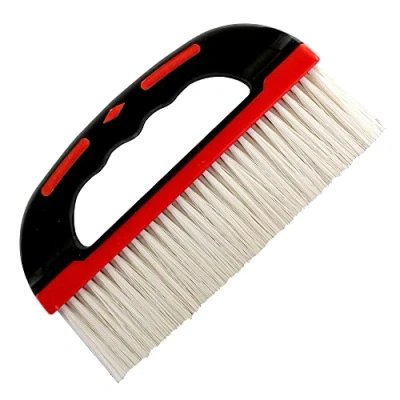 Image of DEKTON DT95899 Wallpaper Brush,RED,9&quot;Strong Handle,Soft Grip,Ideal for Smoothing Out Creases &amp; Bubbles in Wallpaper, Red/Black