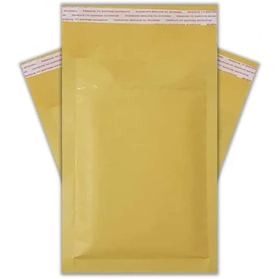 Image of AROFOL Bubble Padded Envelopes Mailers, Size 10 (350 x 470 mm) White, 50