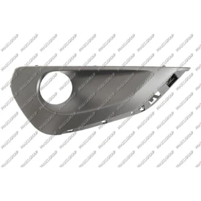 Image of 9810729880 Bumper Grill PRASCO PG3282124 with hole(s) for fog lights Left Front