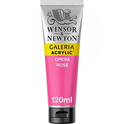 Image of Winsor &amp; Newton 120ml Galeria Acrylic Paint Opera Rose