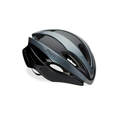 Image of Spiuk Sportline Ae Profit Aero Helmet, Adults, Unisex, Black/Anthracite, (S M) 51 56