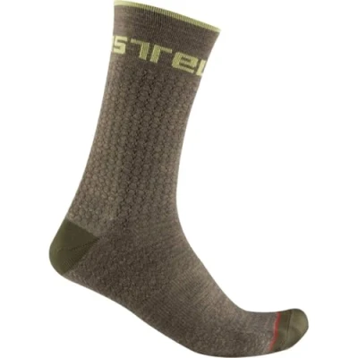 Image of CASTELLI 4521552 304 DISTANZA 20 SOCK Socks Men&#039;s TARMAC Size S/M
