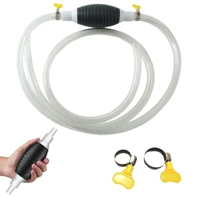 Image of Fuel Petrol Syphon Pump 2M, Hand Water Liquid Transfer Pump, Multifunction Sucker for Gasolin, Diesel, Gas, Petrol, Diesel Oil, Liquid, Water, Fish Tank, Portable Siphon